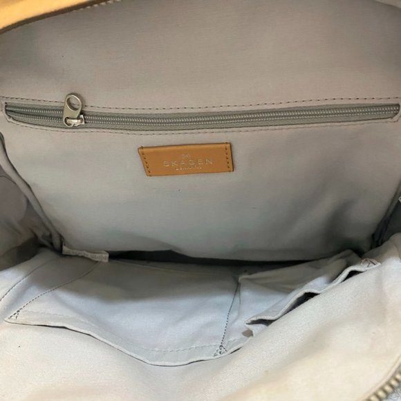 Skagen Aften Canvas Leather Backpack main image 7